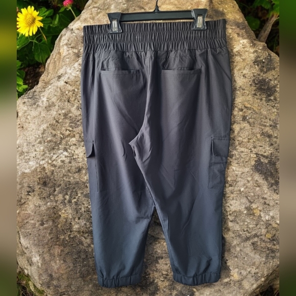 🆕️ Kyodan Black High Waist Ladies Activewear Capri Pants - Picture 2 of 13